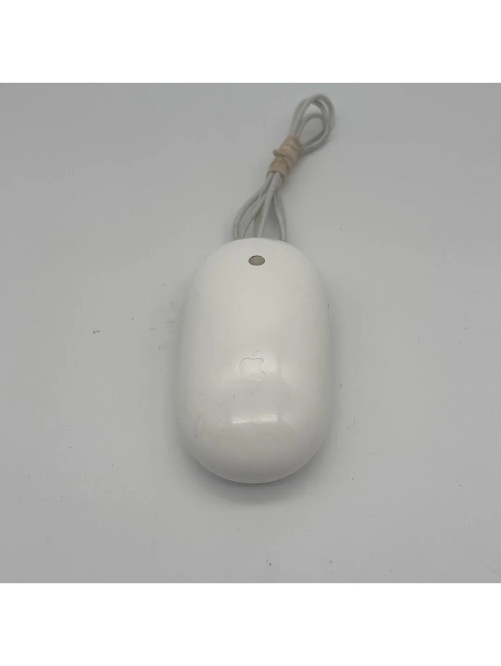 Apple Mighty Mouse A1152 Wired USB Optical Mouse White Tested Working Mac PC